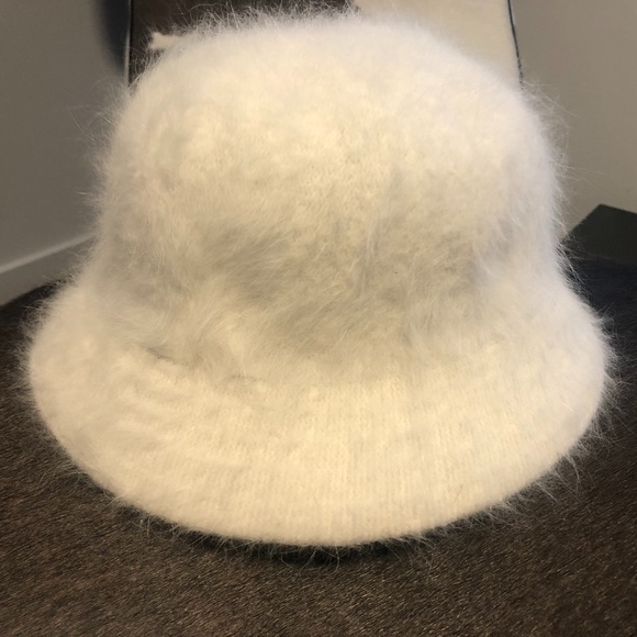 Angora White Bucket Hat - Picture 7 of 9